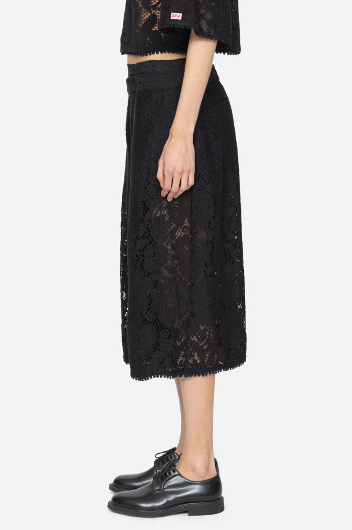 Arianna Lace Culottes Black - Image 6