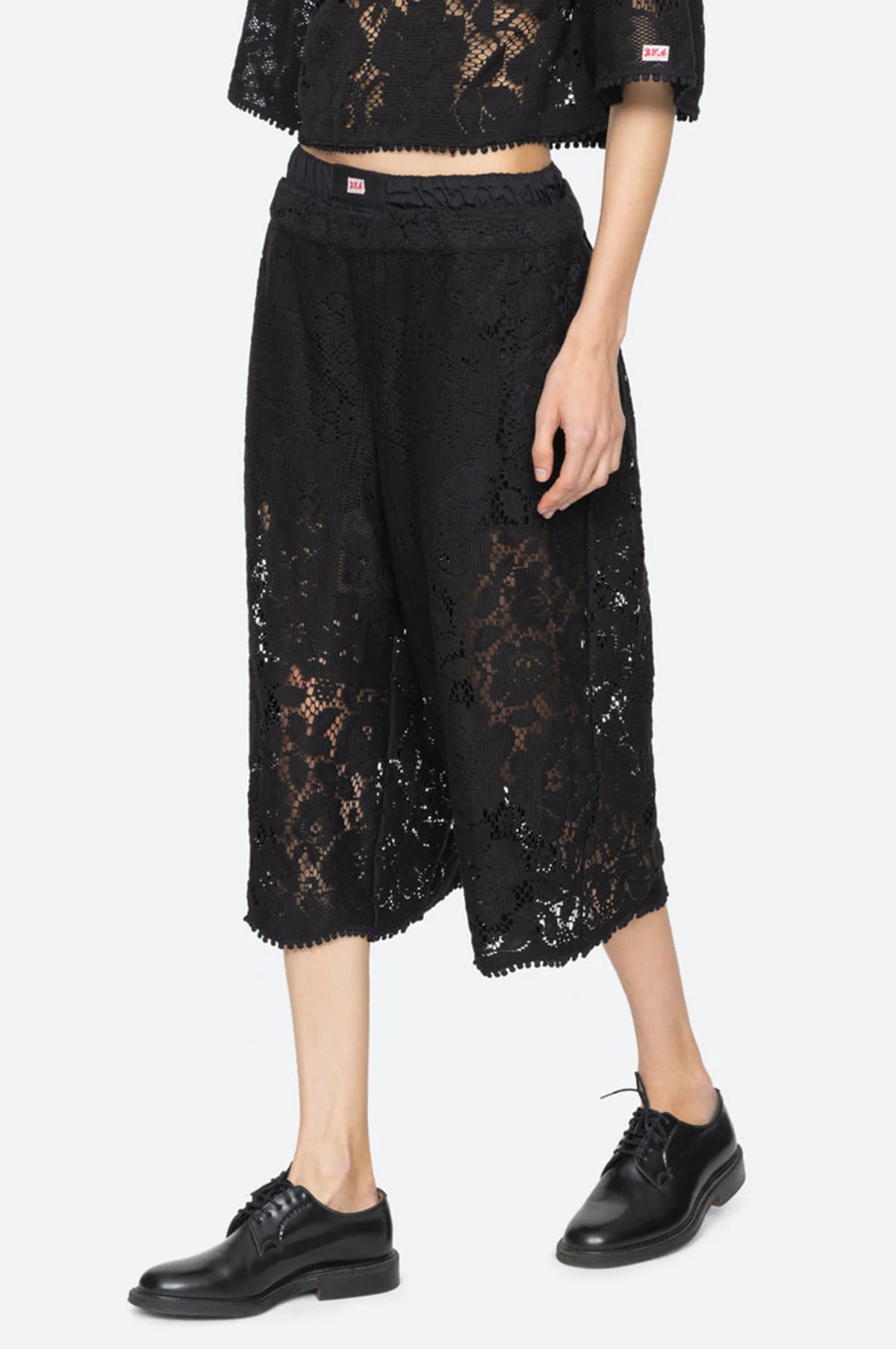 Arianna Lace Culottes Black - Image 8