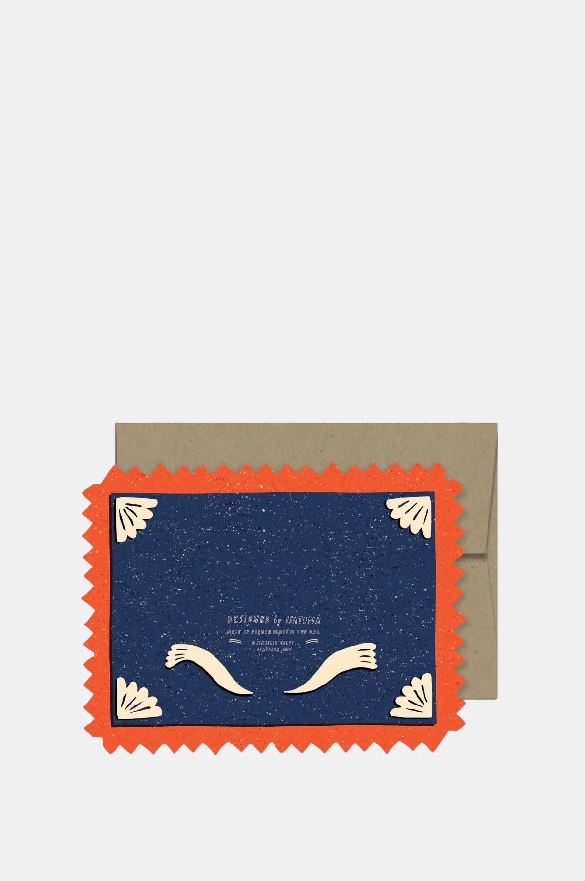 Bonjour Die Cut Card - Image 3