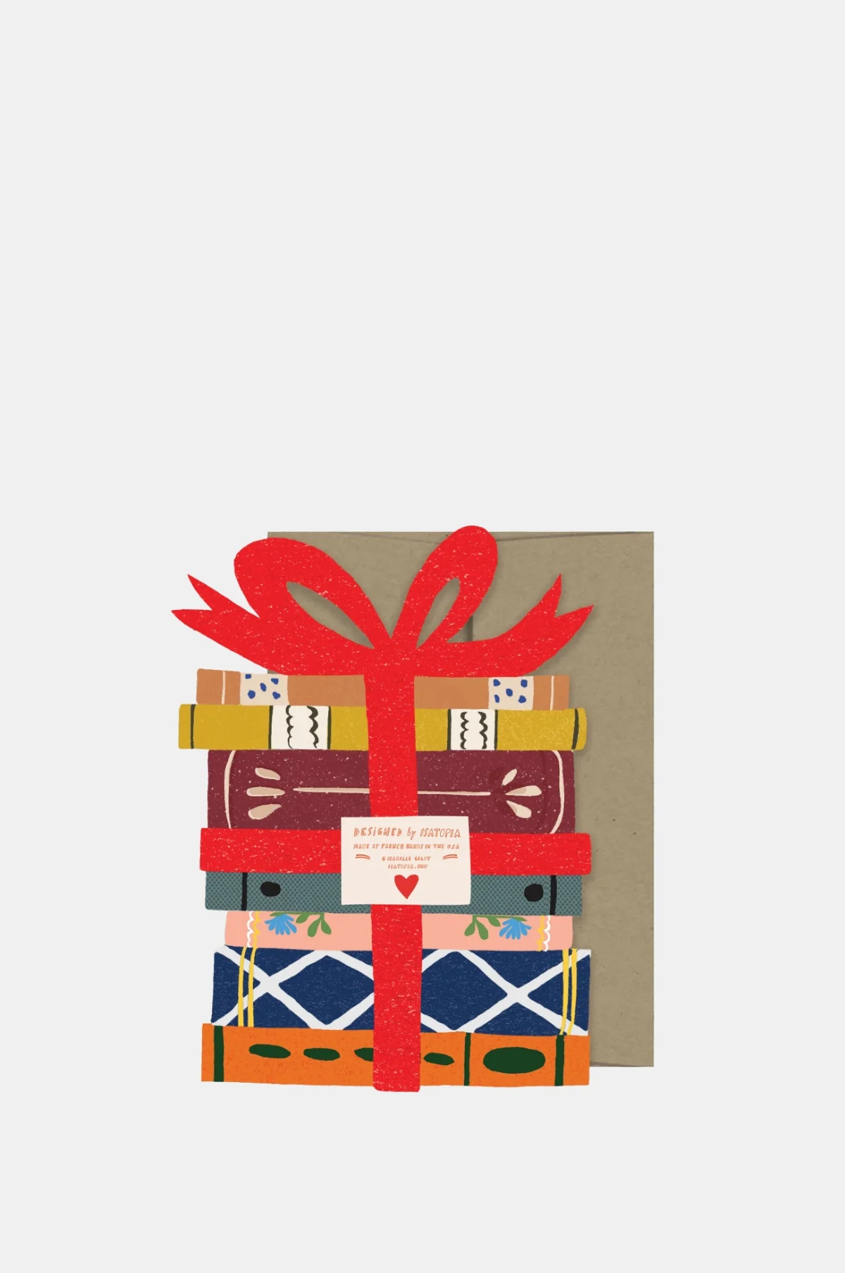 Book Lovers Die Cut Card - Image 3