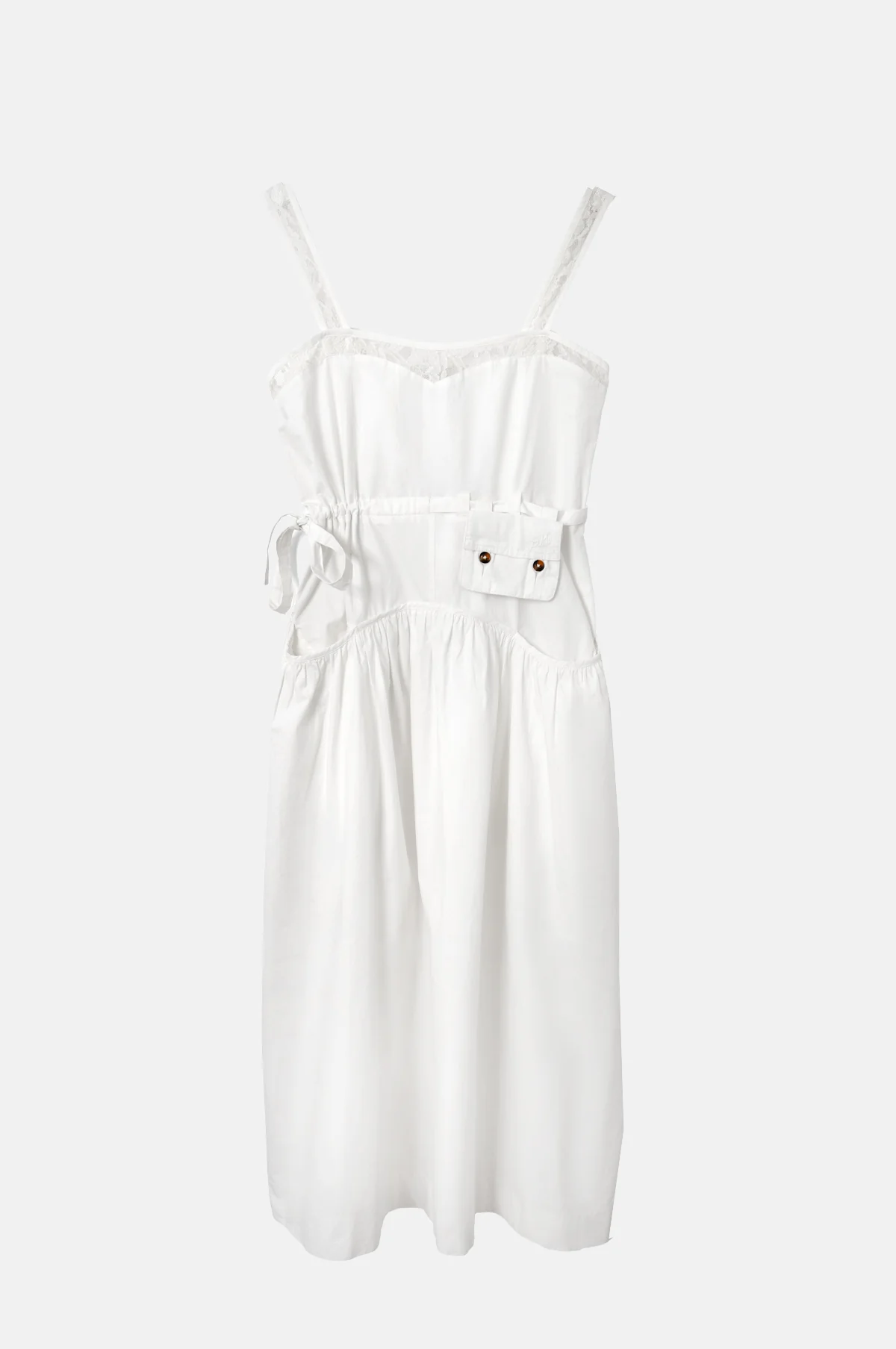 Campbell Midi Dress White