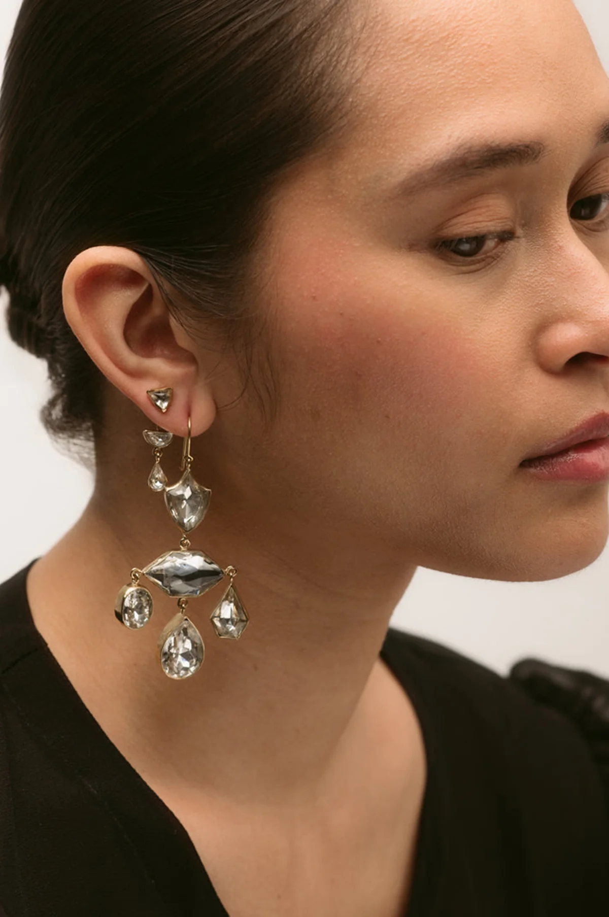 Chandelier Balance Drop Earrings - Image 3