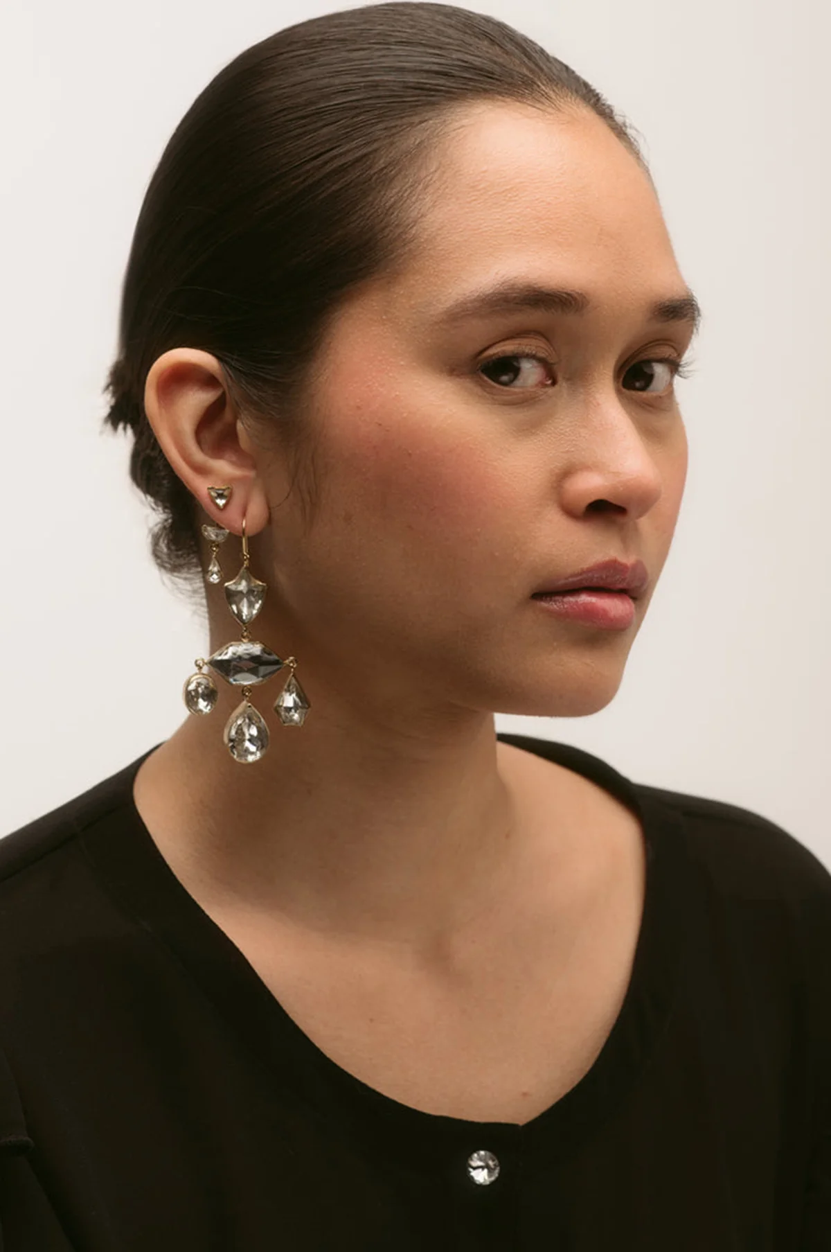 Chandelier Balance Drop Earrings - Image 4