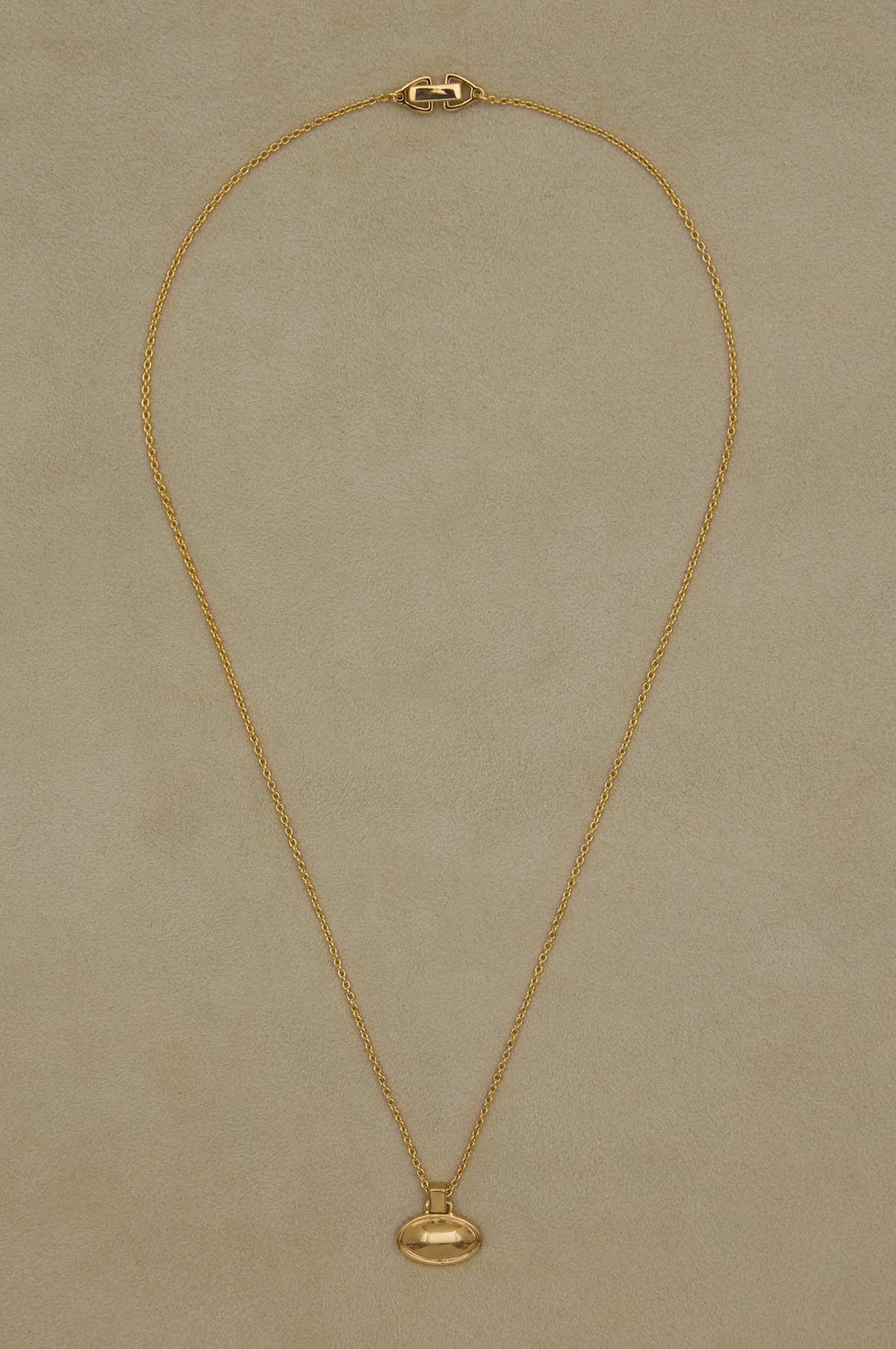 Contour Gold Necklace - Image 3
