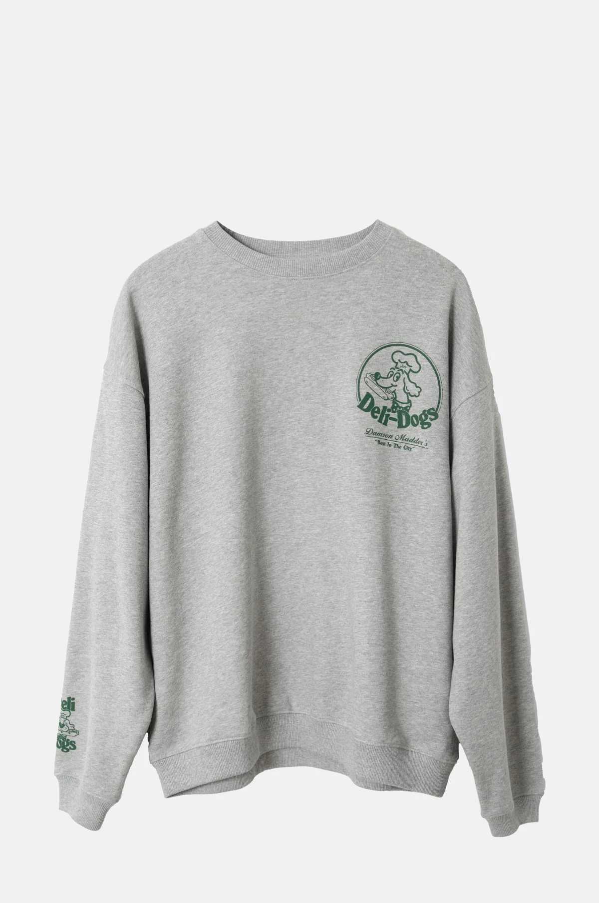 Deli Dog Sweatshirt Grey Marl
