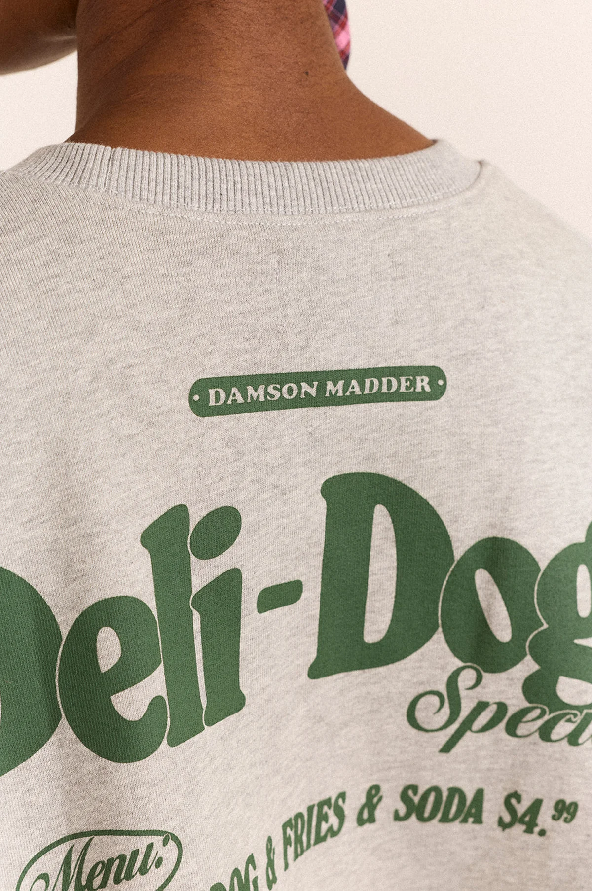 Deli Dog Sweatshirt Grey Marl - Image 4