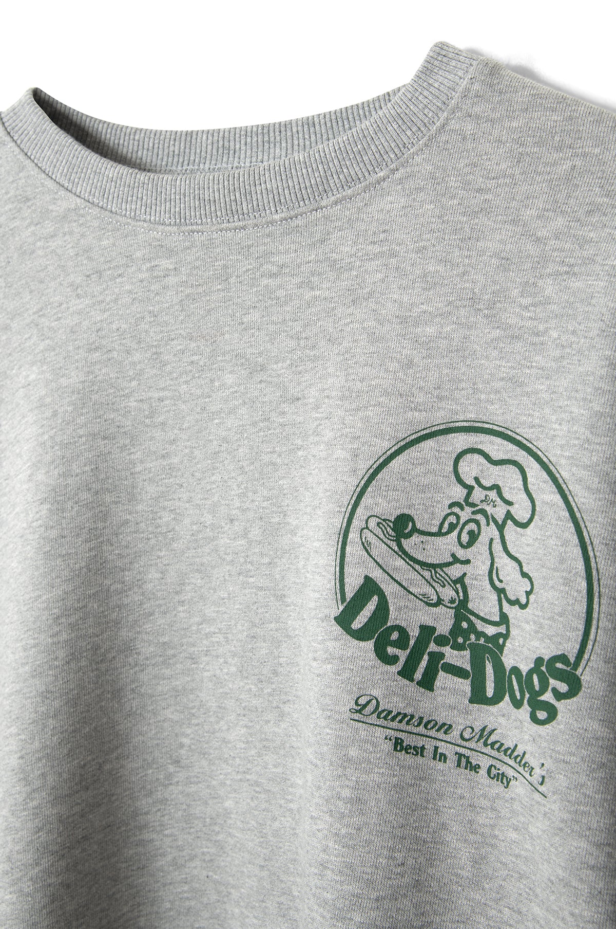 Deli Dog Sweatshirt Grey Marl - Image 7