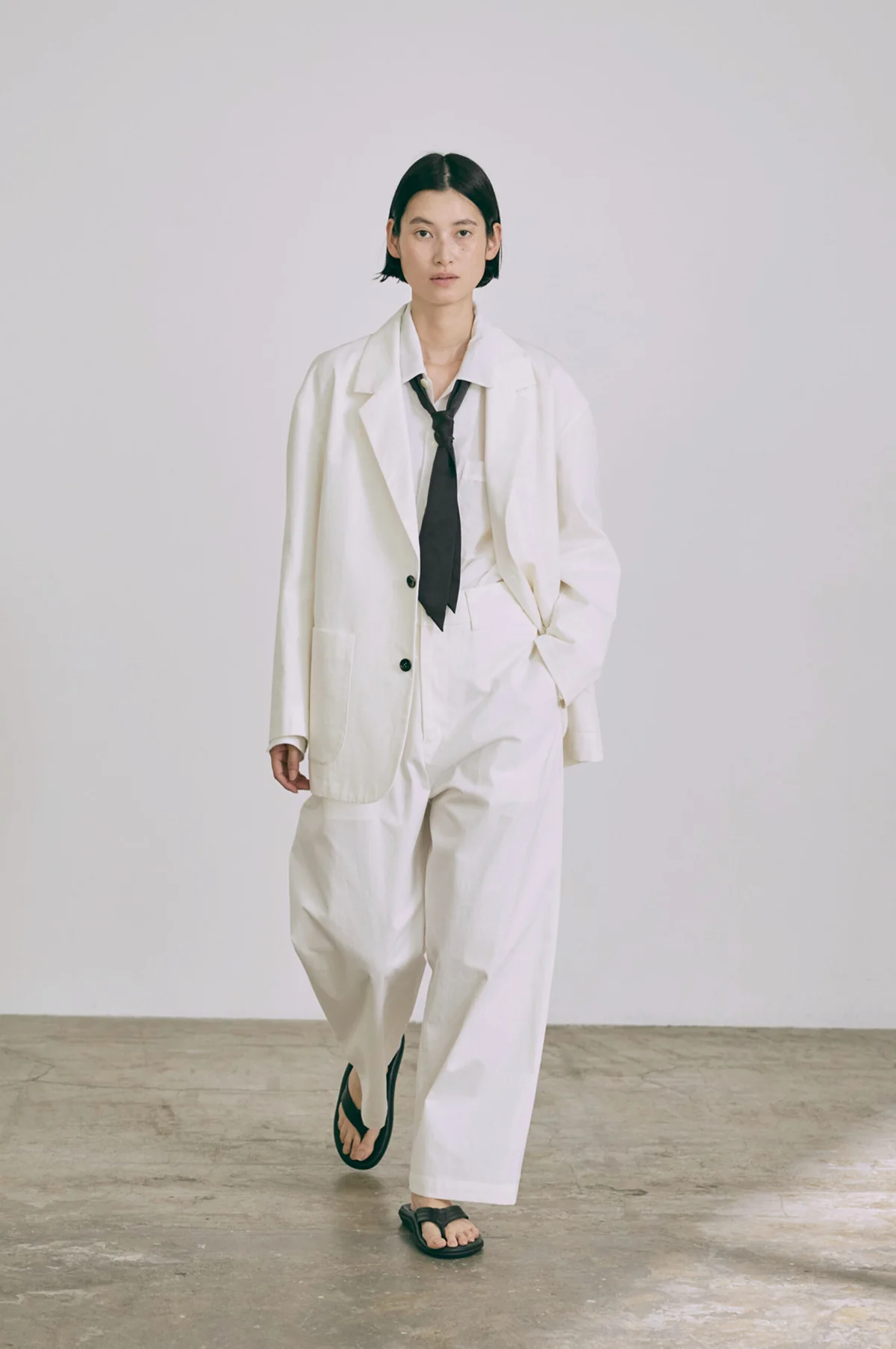 Ecru Chino Pants Off White - Image 3