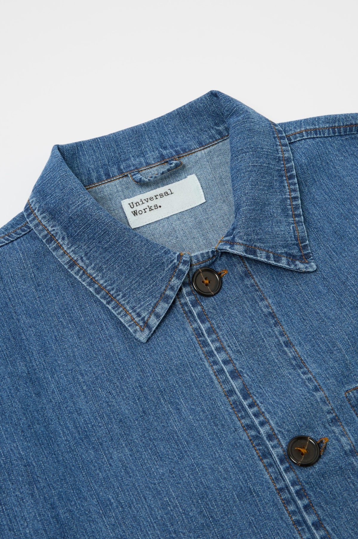Field Jacket 8OZ Slub Denim Washed Indigo - Image 2