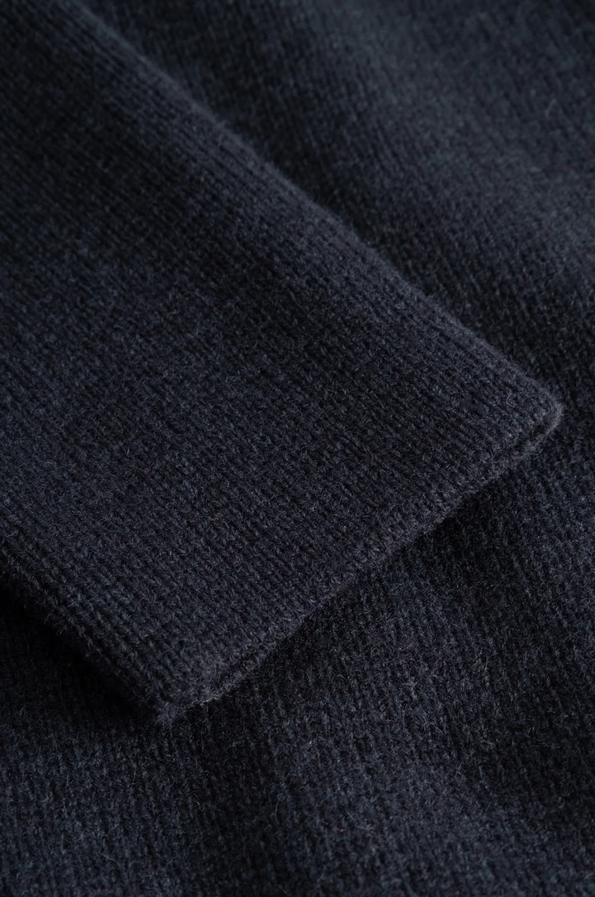 Fischer Milano Knit Overshirt Dark Navy - Image 7