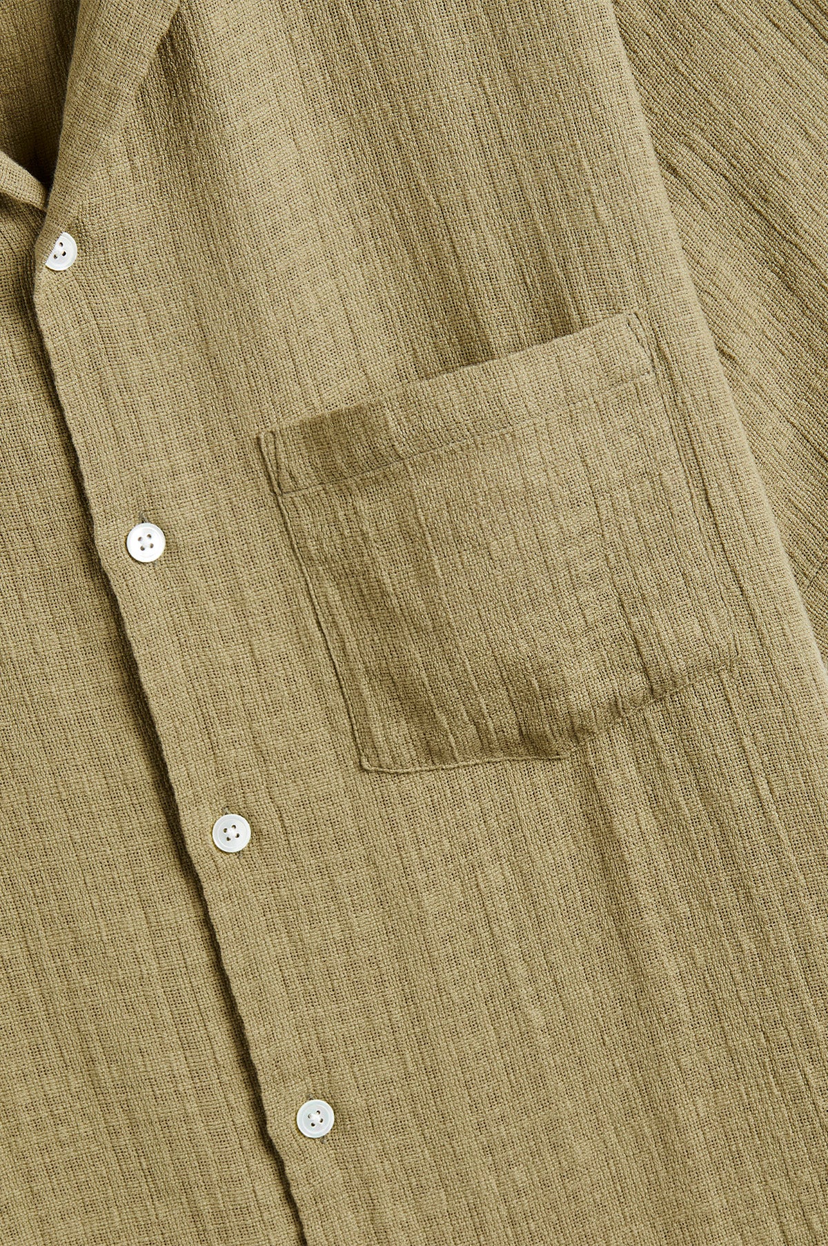 Grain Shirt Khaki - Image 3