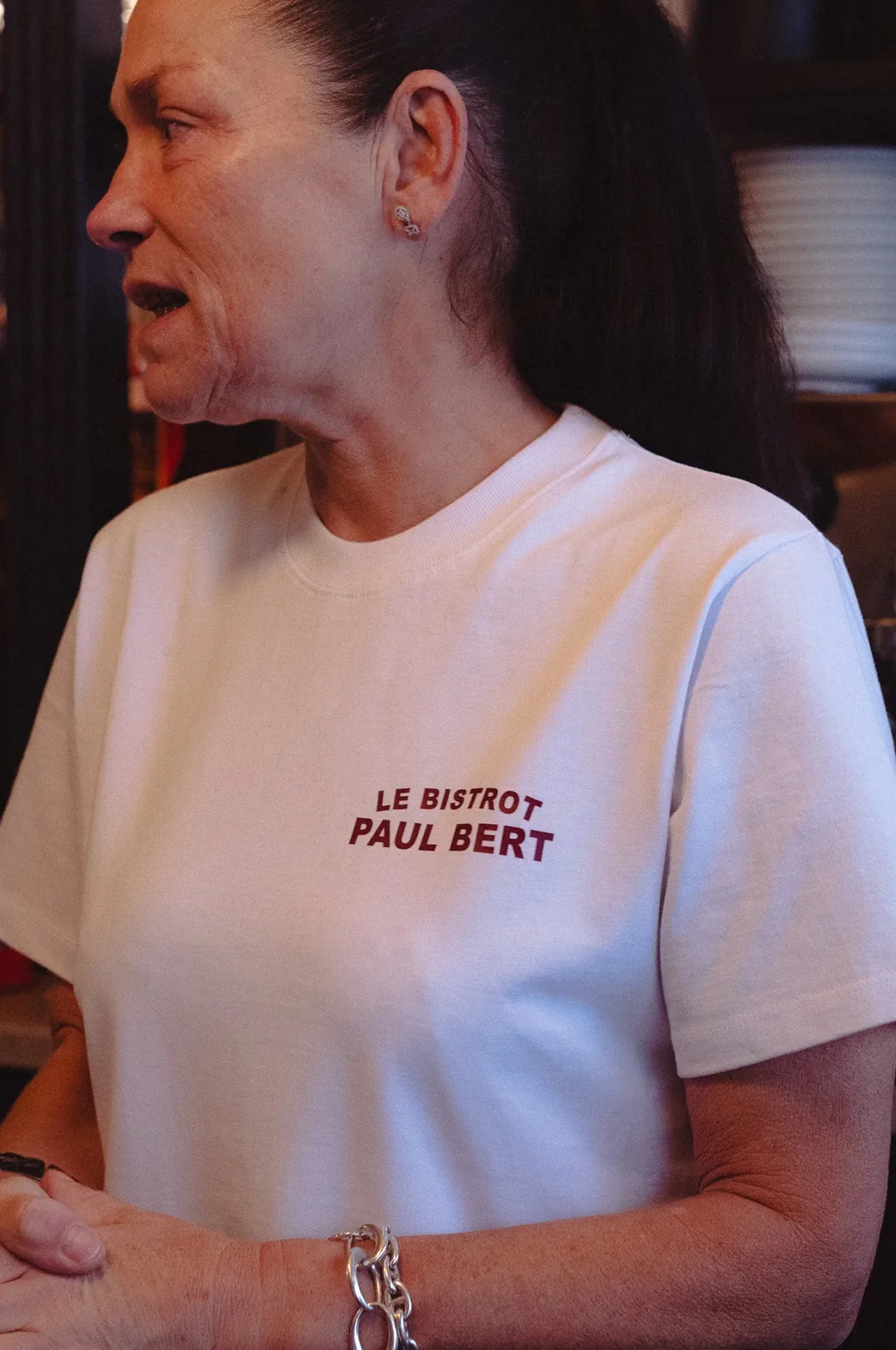 Le Bistrot Paul Bert White T-Shirt - Image 4