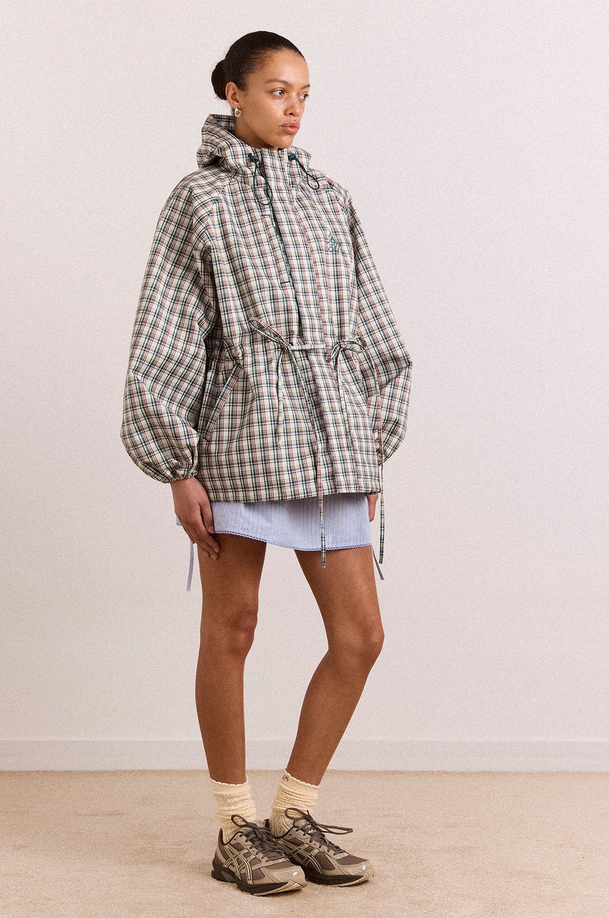 Liu Raincoat Elderberry Check - Image 3