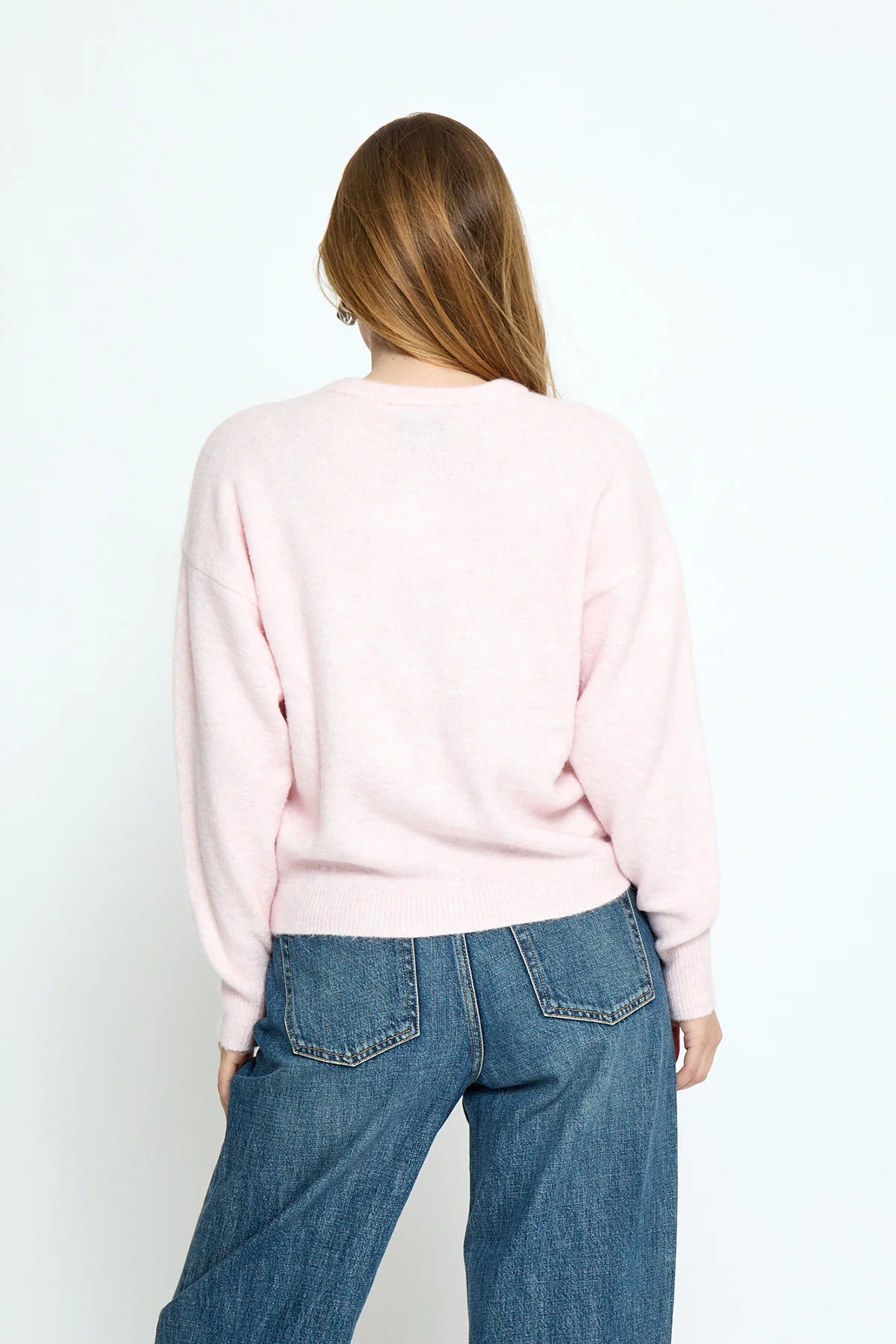 Marina Knit Cardigan Cherry Blossom Melange - Image 5