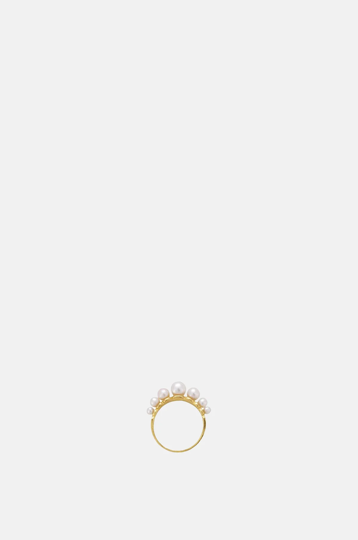Pearls Gold Ring - Image 3