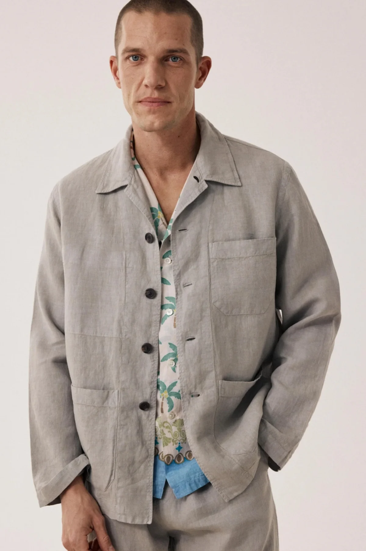 Perry Pat Shirt Sage - Image 2