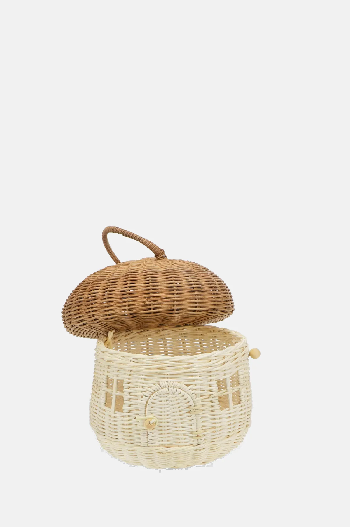 Rattan Mushroom House Basket - Image 3