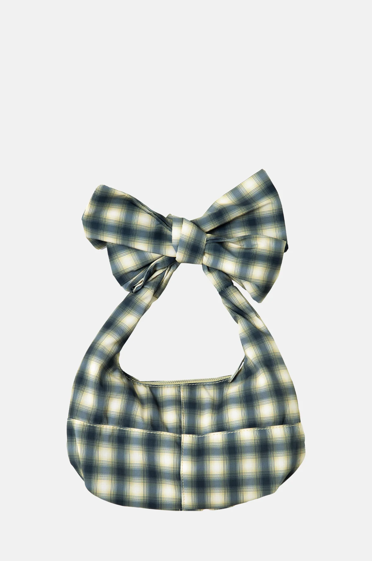 Roo Check Tie Bag Cardamon Check - Image 5