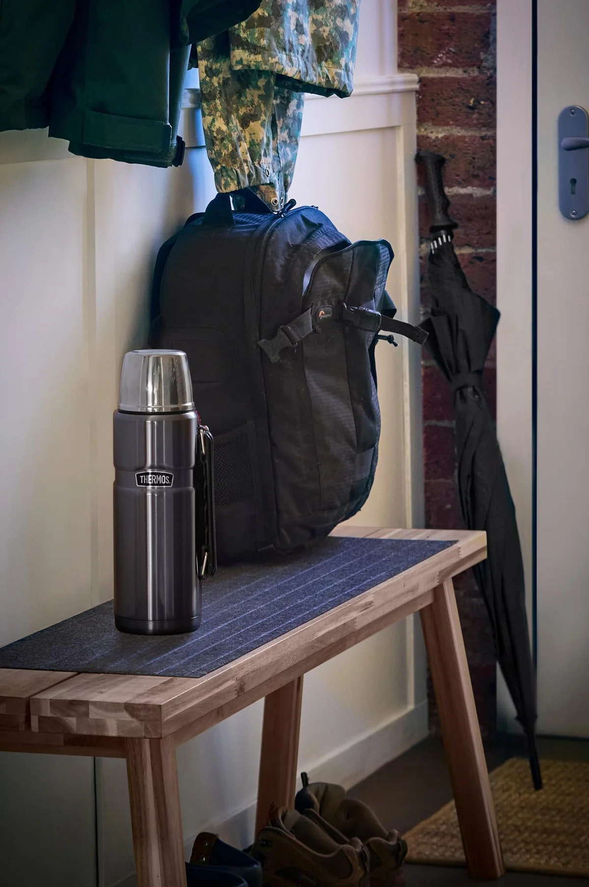 Stainless King 1.2L Flask Gun Metal - Image 2