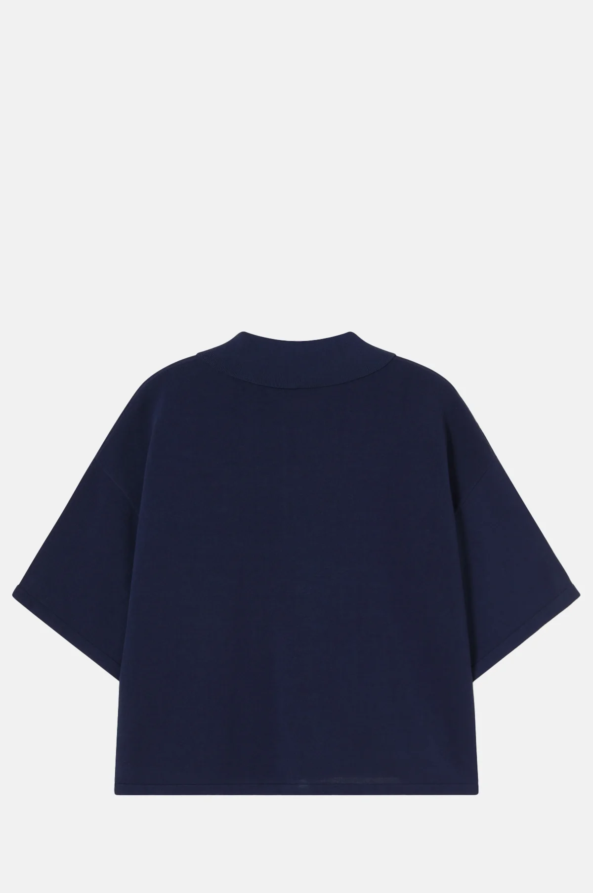 Swans Knitted Polo Navy - Image 6