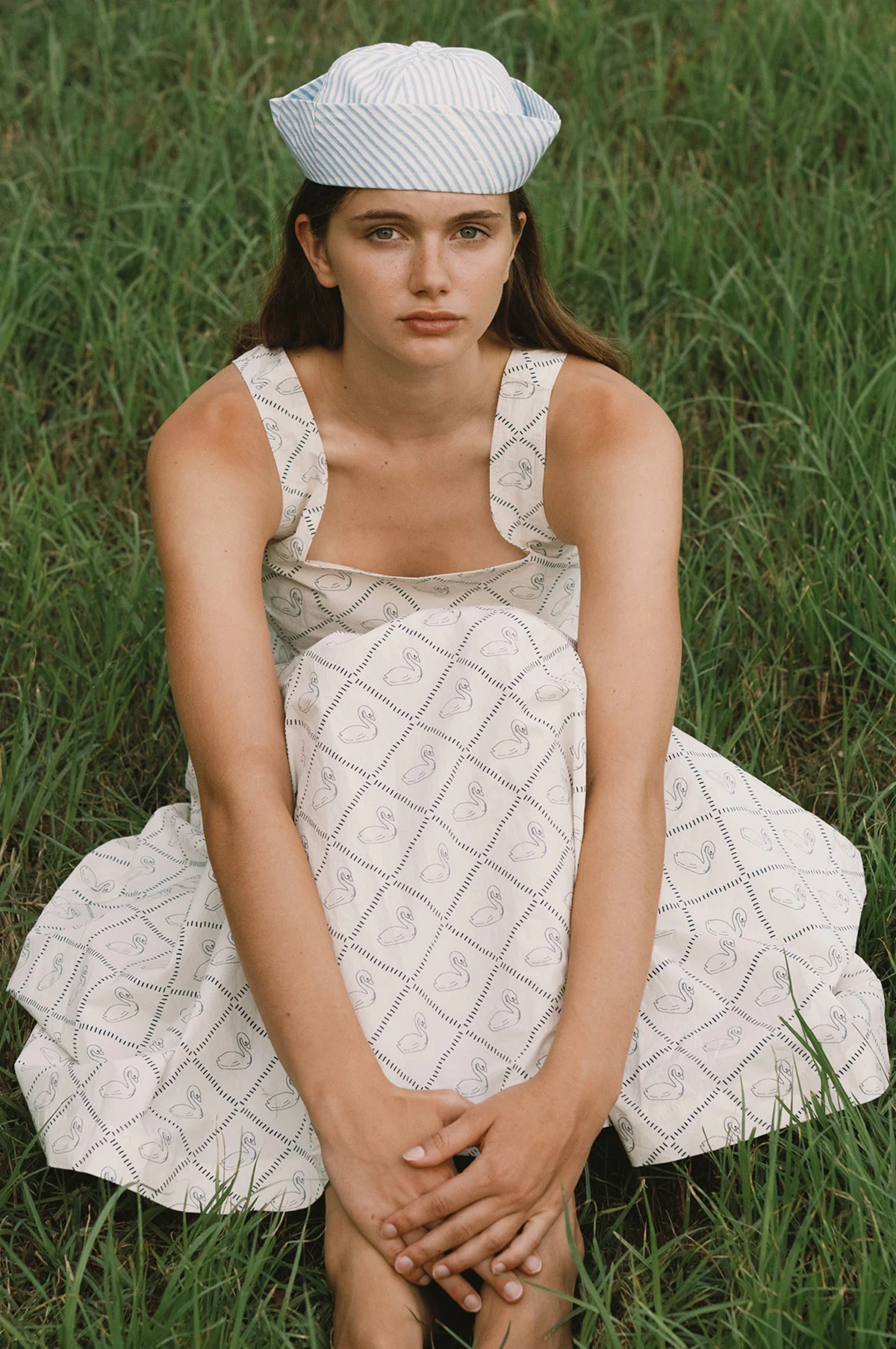 Swans Skirt Light Cream - Image 2
